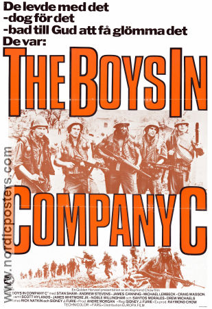 The Boys in Company C 1978 movie poster Stan Shaw Andrew Stevens Sidney J Furie War