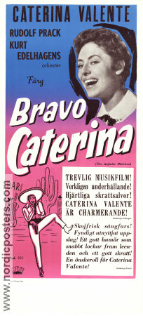 Das einfache Mädchen 1957 movie poster Caterina Valente Rudolf Prack Ruth Stephan Werner Jacobs Musicals