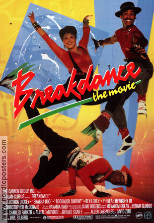 Breakdance the Movie 1984 poster Lucinda Dickey Joel Silberg