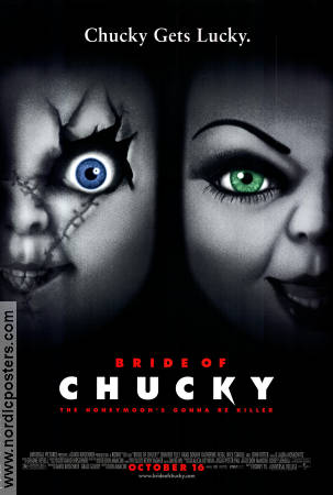 Bride of Chucky 1998 movie poster Jennifer Tilly Find more: Chucky