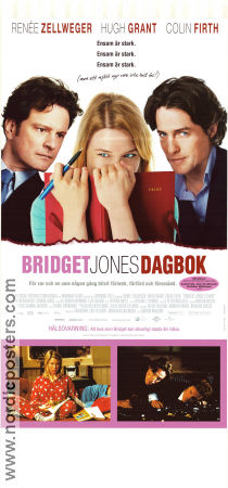 Bridget Jones´s Diary 2001 movie poster Renée Zellweger Hugh Grant Colin Firth Sharon Maguire Romance