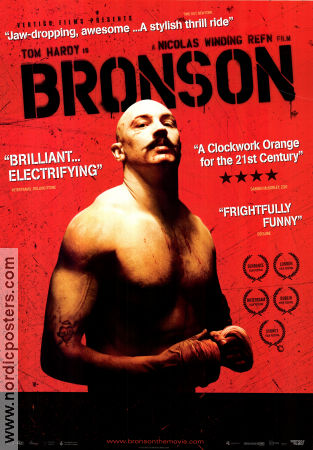 Bronson 2008 movie poster Tom Hardy Kelly Adams Luing Andrews Nicolas Winding Refn Boxing