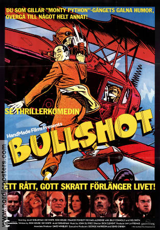 Bullshot Crummond 1983 movie poster Alan Shearman Billy Connolly Mel Smith Dick Clement Planes