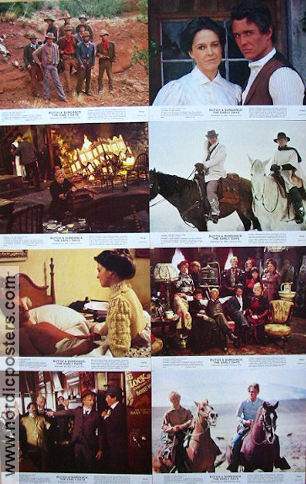 Butch and Sundance the Early Years 1979 large lobby cards Tom Berenger Richard Lester