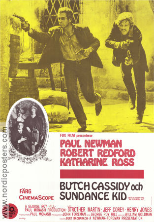 Butch Cassidy and the Sundance Kid 1969 poster Paul Newman George Roy Hill