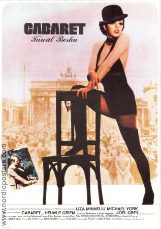 Cabaret 1972 movie poster Liza Minnelli Michael York Helmut Griem Joel Grey Bob Fosse Musicals Find more: Nazi