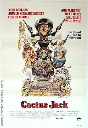 Cactus Jack 1979 movie poster Kirk Douglas Ann-Margret Arnold Schwarzenegger