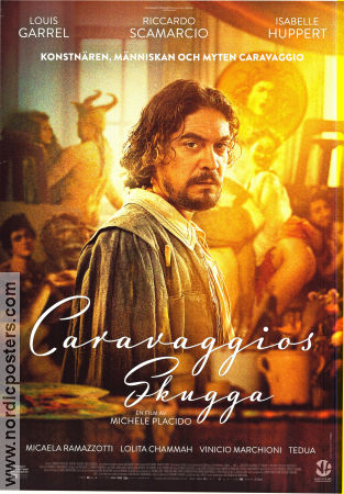L´ombra di Caravaggio 2022 movie poster Riccardo Scamarcio Louis Garrel Isabelle Huppert Michele Placido Artistic posters