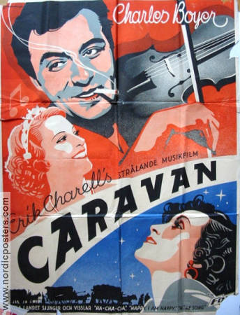 Caravane 1934 movie poster Charles Boyer Annabella Erik Charell Musicals