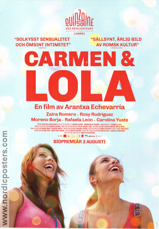 Carmen y Lola 2018 movie poster Zaira Romero Rosy Rodriguez Moreno Borja Arantxa Echevarria Spain