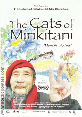 The Cats of Mirikitani 2006 movie poster Bob Bruck Jess Espinosa Linda Hattendorf Linda Hattendorf Documentaries Country: Japan