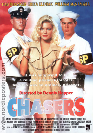 Chasers 1994 movie poster Tom Berenger Erika Eleniak William McNamara Dennis Hopper