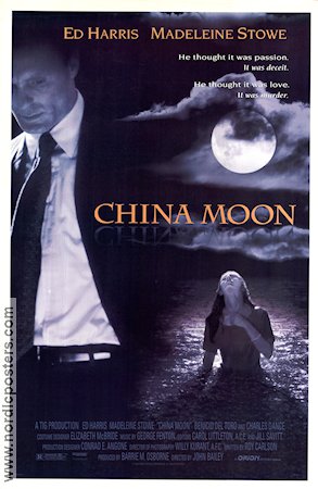 China Moon 1994 movie poster Ed Harris Madeleine Stowe John Bailey