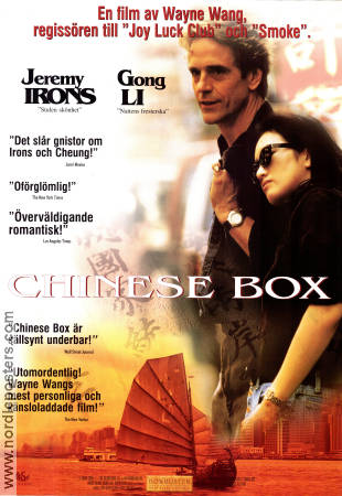 Chinese Box 1997 poster Jeremy Irons Wayne Wang