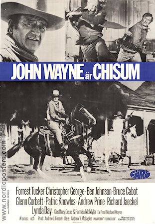 Chisum 1970 movie poster John Wayne Forrest Tucker Christopher George Andrew V McLaglen
