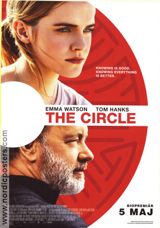 The Circle 2017 movie poster Emma Watson Tom Hanks John Boyega James Ponsoldt