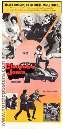 Cleopatra Jones 1973 movie poster Tamara Dobson Bernie Casey Shelley Winters Jack Starrett Black Cast Cars and racing Agents