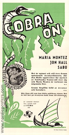 Cobra Woman 1944 poster Maria Montez Robert Siodmak