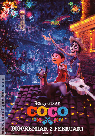 Coco 2017 movie poster Anthony Gonzalez Lee Unkrich Animation Dogs