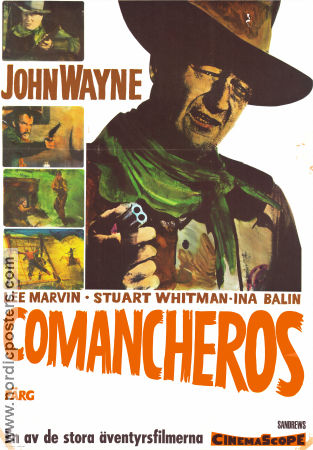 The Comancheros 1961 poster John Wayne Michael Curtiz