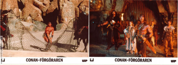 Conan the Destroyer 1984 lobby card set Arnold Schwarzenegger Grace Jones Richard Fleischer Find more: Conan