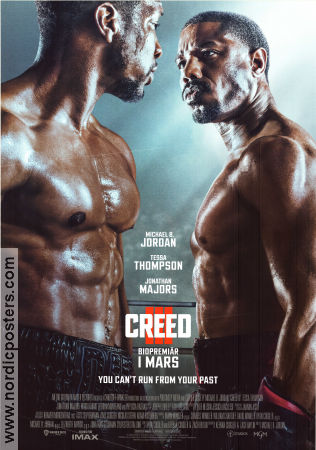 Creed 2023 movie poster Tessa Thompson Jonathan Majors Wood Harris Michael B Jordan Boxing
