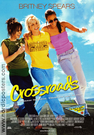 Crossroads 2002 movie poster Britney Spears Anson Mount Zoe Saldana Tamra Davis Celebrities