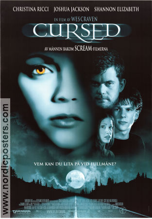 Cursed 2005 movie poster Christina Ricci Jesse Eisenberg Portia de Rossi Wes Craven