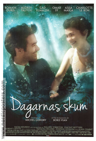 L´écume des jours 2013 movie poster Romain Duris Audrey Tautou Gad Elmaleh Michel Gondry