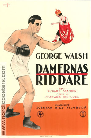 American Pluck 1925 movie poster George Walsh Richard Stanton Boxing