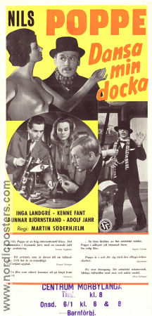 Dansa min docka 1953 poster Nils Poppe Martin Söderhjelm