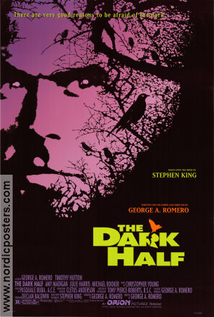 The Dark Half 1993 poster Timothy Hutton George A Romero