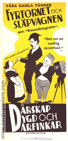 Daarskab dyd og driverter 1923 movie poster Fyrtornet och Släpvagnen Fy og Bi Greta Nissen Stina Berg Harald Madsen Lau Lauritzen Denmark