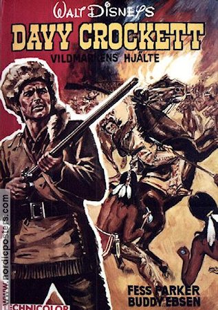 Davy Crockett: King of the Wild Frontier 1955 movie poster Fess Parker Buddy Ebsen Basil Ruysdael Norman Foster