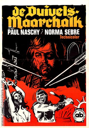 De Duivels Maarchalk 1974 movie poster Paul Naschy