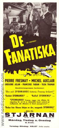 Les fanatiques 1957 movie poster Pierre Fresnay Michel Auclair Francoise Fabian Alex Joffé