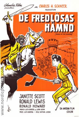 Siege of the Saxons 1963 poster Janette Scott Nathan Juran
