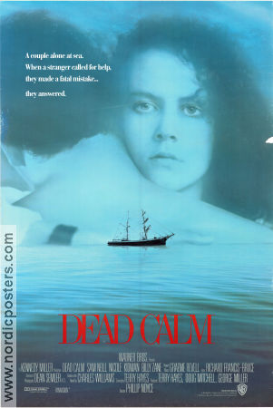 Dead Calm 1989 movie poster Sam Neill Nicole Kidman Billy Zane Phillip Noyce Ships and navy