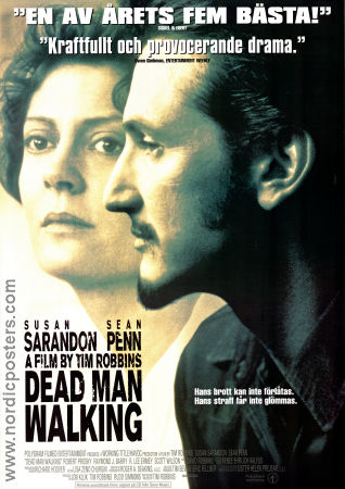 Dead Man Walking 1995 poster Susan Sarandon Tim Robbins