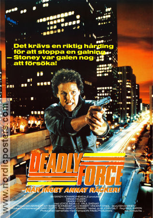 Deadly Force 1983 movie poster Wings Hauser Joyce Ingalls Paul Shenar Paul Aaron