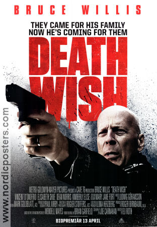 Death Wish 2018 poster Bruce Willis Eli Roth