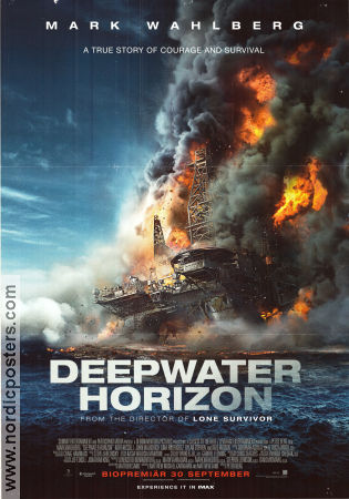 Deepwater Horizon 2016 movie poster Mark Wahlberg Kurt Russell Douglas M Griffin Peter Berg