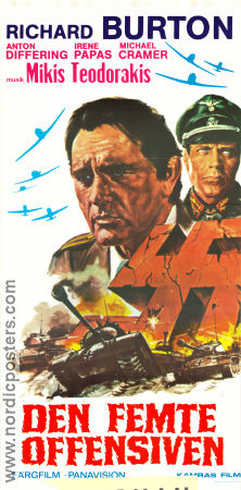 Sutjeska 1973 movie poster Richard Burton Ljuba Tadic Velimir Zivojinovic Stipe Delic Country: Yugoslavia