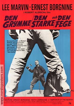 Emperor of the North 1973 movie poster Lee Marvin Ernest Borgnine