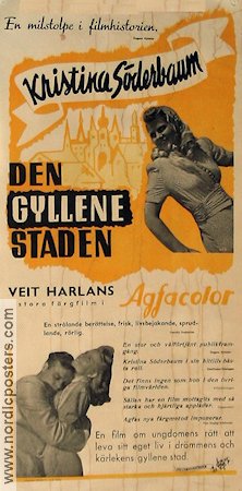 Die goldene Stadt 1942 movie poster Kristina Söderbaum Veit Harlan