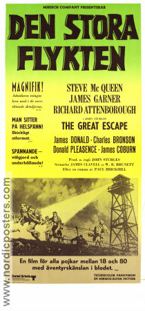 The Great Escape 1963 poster Steve McQueen John Sturges