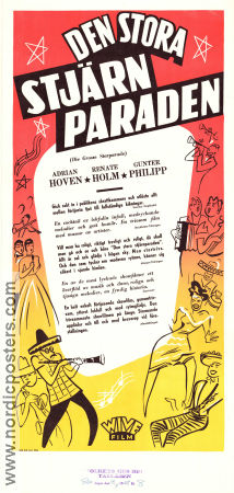 Die grosse Starparade 1954 movie poster Adrian Hoven Renate Holm Gunther Philipp Paul Martin