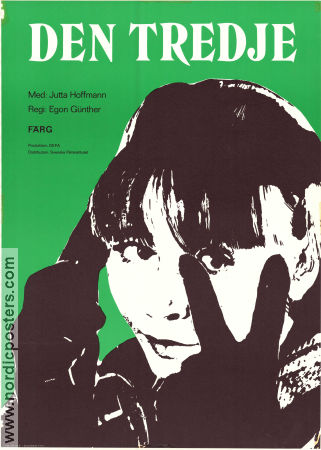 Der Dritte 1972 movie poster Jutta Hoffmann Barbara Dittus Rolf Ludwig Egon Günther
