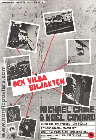 The Italian Job 1969 poster Michael Caine Peter Collinson