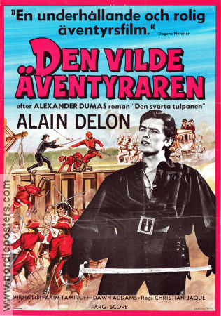 La tulipe noire 1964 poster Alain Delon Christian-Jaque